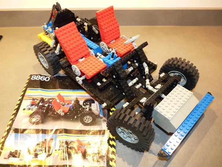 Lego 8860 Technic Car Chassis, Kinderen en Baby's, Speelgoed | Duplo en Lego, Gebruikt, Lego, Complete set, Ophalen of Verzenden
