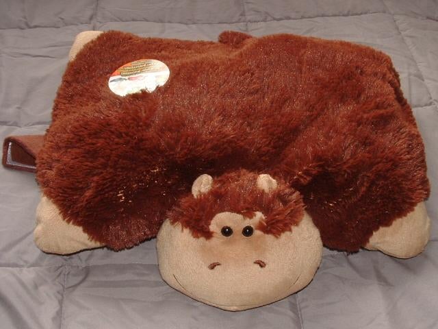 THE ORIGINAL SWIZZELS AAP KNUFFEL KUSSEN VELOURS BEIGE, Ophalen of Verzenden, Nieuw, Overige typen