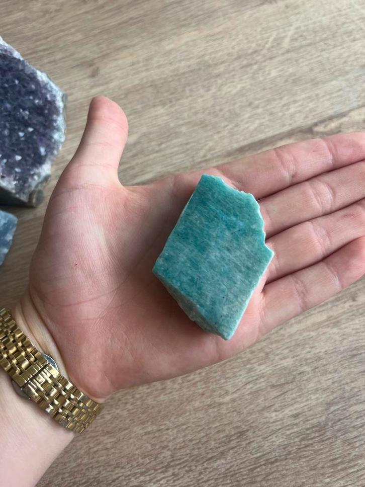 Groene Edelsteen, Sieraden, Tassen en Uiterlijk, Edelstenen, Zo goed als nieuw, Ophalen
