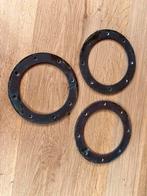 3 x bronzen lichtrand / patrijspoort 18 cm, Watersport en Boten, Ophalen of Verzenden, Gebruikt, Overige typen