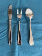 Vintage Bestekset PSU - Mes, Vork, Lepel, Verzamelen, Ophalen of Verzenden, Landmacht, Nederland, Mes of Dolk