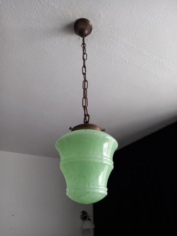 Franse Art Deco Hanglamp ca.1920 beschikbaar voor biedingen