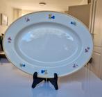 Ovale presenteerschaal, gebloemd., Huis en Inrichting, Keuken | Servies, Ophalen of Verzenden, Zo goed als nieuw, Overige stijlen