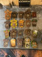 Antiek zeldzame Schwarzwalder miniatuur klokjes 20x, Ophalen of Verzenden