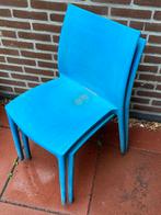 Blauw stoelen x2, Ophalen, Zo goed als nieuw, Plastic