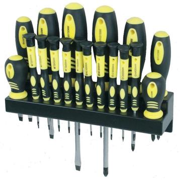 Set werkplaats- en precisieschroevendraaier 18 delig  beschikbaar voor biedingen