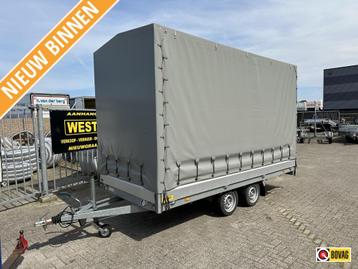 HAPERT GROTE HUIFWAGEN 405X180X231H PLATEAUWAGEN NETTE STAAT beschikbaar voor biedingen