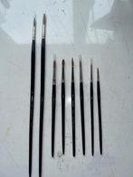 KOLINSKY rowney penselen sable England set (8 verschillende, Verzenden, Nieuw, Penseel of Kwast