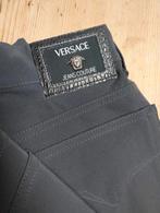VERSACE broek pantalon maat 32 donkergroen tegen zwart aan, Ophalen of Verzenden, Zo goed als nieuw, Zwart