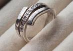 Zilveren ring Fossil maat 18, Gebruikt, Verzenden, Dame, Zilver