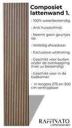 Akoestische wandpanelen 100% waterbestendig tot 300 cm lang, Ophalen of Verzenden, Nieuw, Overige materialen, Minder dan 20 mm