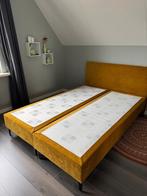 Boxspring, Ophalen, Gebruikt, 140 cm, Twijfelaar