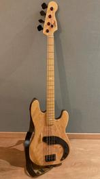 AngelWare Custom Basgitaar - Mango Top, Rock Maple Neck, Muziek en Instrumenten, Ophalen of Verzenden, Gebruikt, Elektrisch