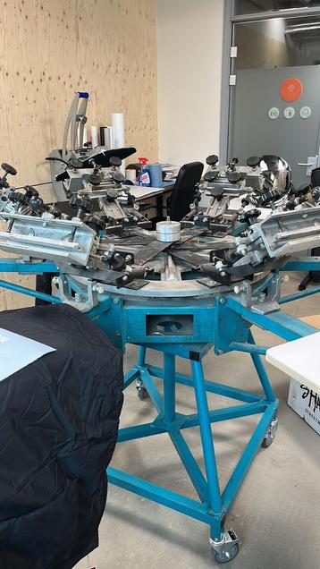 Workhorse Mach 6x6 zeefdrukpress met micro registration beschikbaar voor biedingen