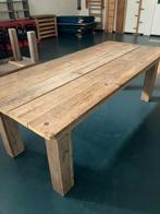 Steigerhouten tafel, Ophalen, Gebruikt, 200 cm of meer, 50 tot 100 cm