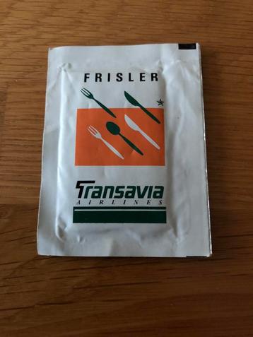 Transavia verfrissingsdoekje beschikbaar voor biedingen