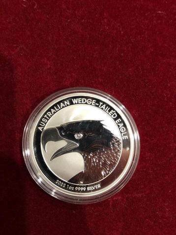 Australian Wedge Tailed Eagle 2022 1oz zilver Perth Mint beschikbaar voor biedingen