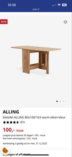 Jysk Uitklaptafel - 80x100/163, Ophalen, Zo goed als nieuw