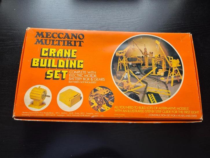 Meccano Multikit Crane building set, Antiek en Kunst, Antiek | Speelgoed, Ophalen of Verzenden