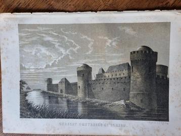 Steendrukken, Kastelen, stadsgezichten, hoeves,, stadshuizen beschikbaar voor biedingen