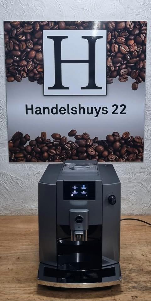 Jura E6 EC DARK INOX MET GARANTIE EN SERVICEBEURT, Witgoed en Apparatuur, Koffiezetapparaten, Zo goed als nieuw, Gemalen koffie