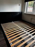 Malm Ikea Bed ZSM WEG, Ophalen, Zwart, Tweepersoons, Zo goed als nieuw