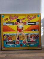 Flipperkast backglass vintage, Verzamelen, Ophalen, Gebruikt, Flipperkast