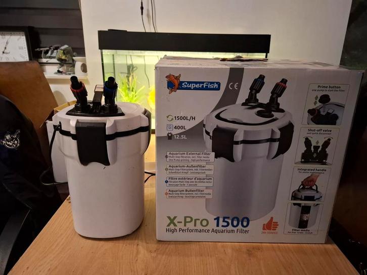 2 externe filters van JBL en Superfish, Dieren en Toebehoren, Vissen | Aquaria en Toebehoren, Gebruikt, Filter of Co2, Ophalen of Verzenden