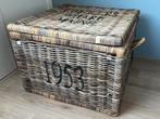Rivièra Maison Cobblers Wharf Trunk rustic rattan L, Ophalen, Overige materialen, Gebruikt, 50 tot 100 cm