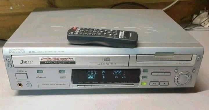 Philips  cdr802 3cd speler + afstandsbediening, Audio, Tv en Foto, Cd-spelers, Philips, Wisselaar, Ophalen of Verzenden