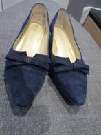 G432 Peter Kaiser mt 3 pumps donkerblauw suède leder, Peter Kaiser, Pumps, Zo goed als nieuw, Verzenden