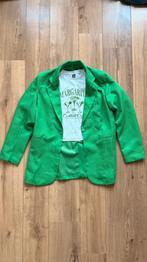Groene blazer en shirt set maat S, Ophalen of Verzenden, Jasje, Maat 36 (S), Gedragen