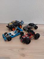 4 LEGO Technic auto's, Ophalen of Verzenden, Lego, Zo goed als nieuw