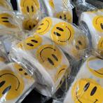 8291 sluitstickers smiley stickers smileys geel happy smile, Nieuw, Meerdere stickers, Verzenden