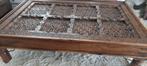 Coffee table old door, Ophalen, Zo goed als nieuw, Teakhout, Old door coffee table