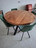 Magnolia  eettafel met 4 stoeltjes, Huis en Inrichting, Tafels | Eettafels, Ophalen, Rond, 100 tot 150 cm, 100 tot 150 cm