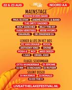 2 kaartjes Live At The Lake strand festival 22 augustus, Tickets en Kaartjes, Twee personen