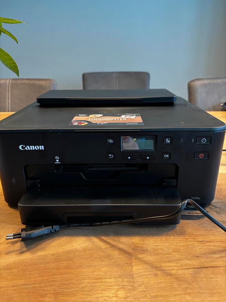 Zo goed als nieuwe foodprinter, Computers en Software, Printers, Zo goed als nieuw, Printer, Inkjetprinter, Kleur printen, Ingebouwde Wi-Fi
