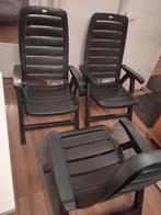 Te koop,3 Jardin merk Tuinstoelen verstelbaar, Ophalen, Zo goed als nieuw, Kunststof, Verstelbaar