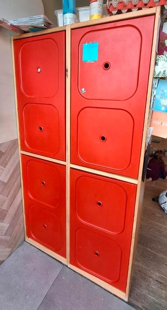 Ikea kast met planken, Huis en Inrichting, Kasten | Kledingkasten, Gebruikt, 100 tot 150 cm, 50 tot 100 cm, 50 tot 75 cm, Met deur(en)