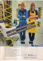 Retro reclame 1981 Postgiro giroblauw voor tweeling kapper, Overige typen, Ophalen of Verzenden