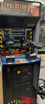 MIDWAY REVOLUTION X ARCADE MACHINE 1994, Verzamelen, Automaten | Gokkasten en Fruitautomaten, Met sleutels, Ophalen of Verzenden