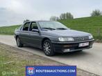 Peugeot 605 SR V6 1990 | Route 66 Auctions, Auto's, Bedrijf, Handgeschakeld, Sedan, Zilver of Grijs