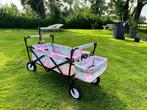 Inklapbare bolderkar met bloemen en afdekhoes, Caravans en Kamperen, Bolderkarren, Ophalen of Verzenden, Zo goed als nieuw
