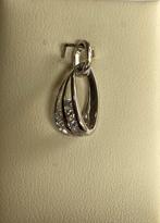 14K Witgouden Hanger met Zirkonia's - Nieuw!, Overige voorstellingen, Wit, Nieuw, Ophalen of Verzenden