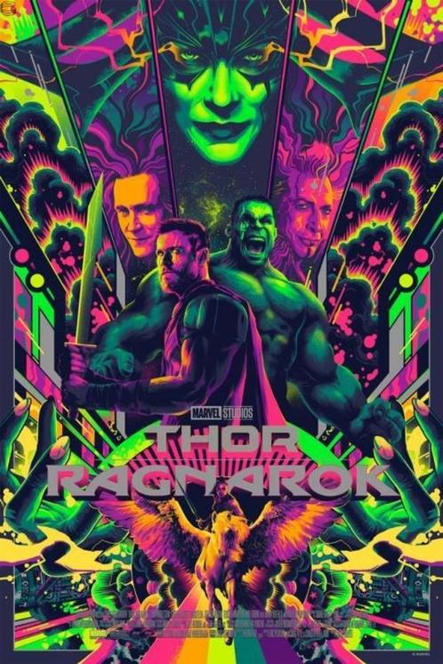 Thor: Ragnarok (MCU) zeefdruk filmposter Matt Taylor run 425, Antiek en Kunst, Kunst | Litho's en Zeefdrukken, Ophalen
