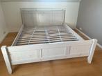 tweepersoonsbed 160 breed, Ophalen, Gebruikt, Wit, Tweepersoons