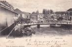 Ansichtkaart Ned Indie Soerabaia Roode Brug, Ophalen of Verzenden, Voor 1920, Gelopen