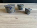 Vintage set van 3 sieradendoosjes, Zimbabwe, Ophalen of Verzenden