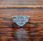 Zilveren Harley-Davidson ring, 20 of groter, Ophalen of Verzenden, Zo goed als nieuw, Zilver